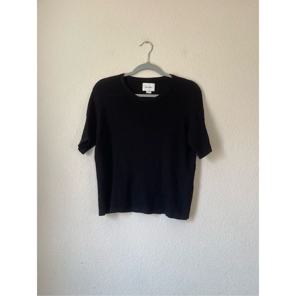 Steven Alan ribbed oversized short sleeve sweater size xs‎